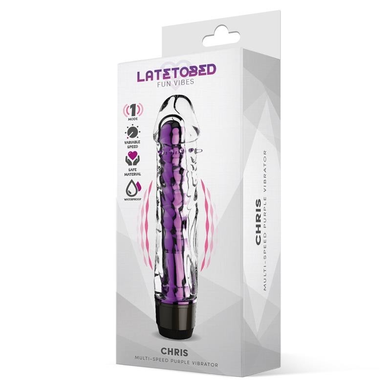 Chris Vibromasseur Multi-vitesse mauve