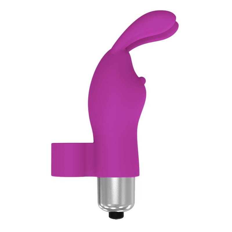 Fingyhop balle vibrante lapin silicone pourpre