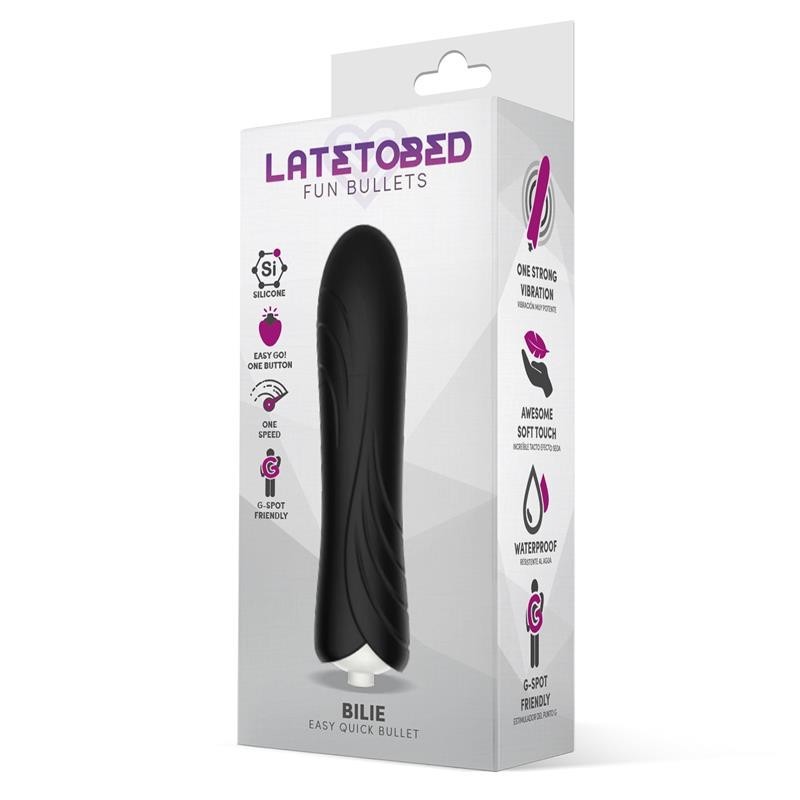 Bilie balle vibrante Easet Quick silicone Noir