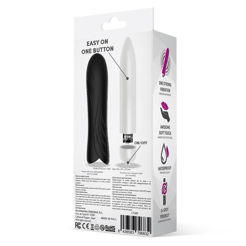 Bilie balle vibrante Easet Quick silicone Noir