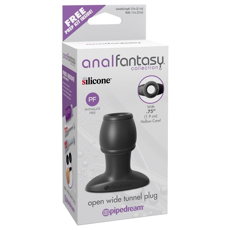 Plug Open Wide Tunnel Couleur noir