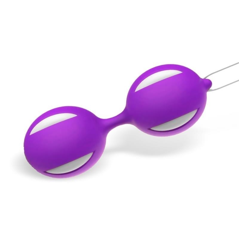 Misha boule de Kegel Double silicone mauve