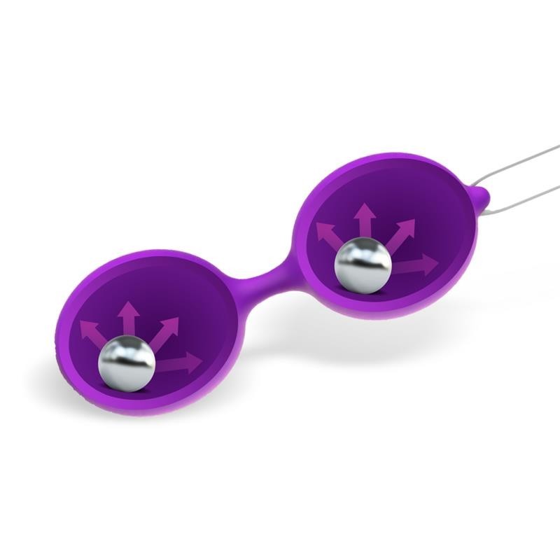 Misha boule de Kegel Double silicone mauve