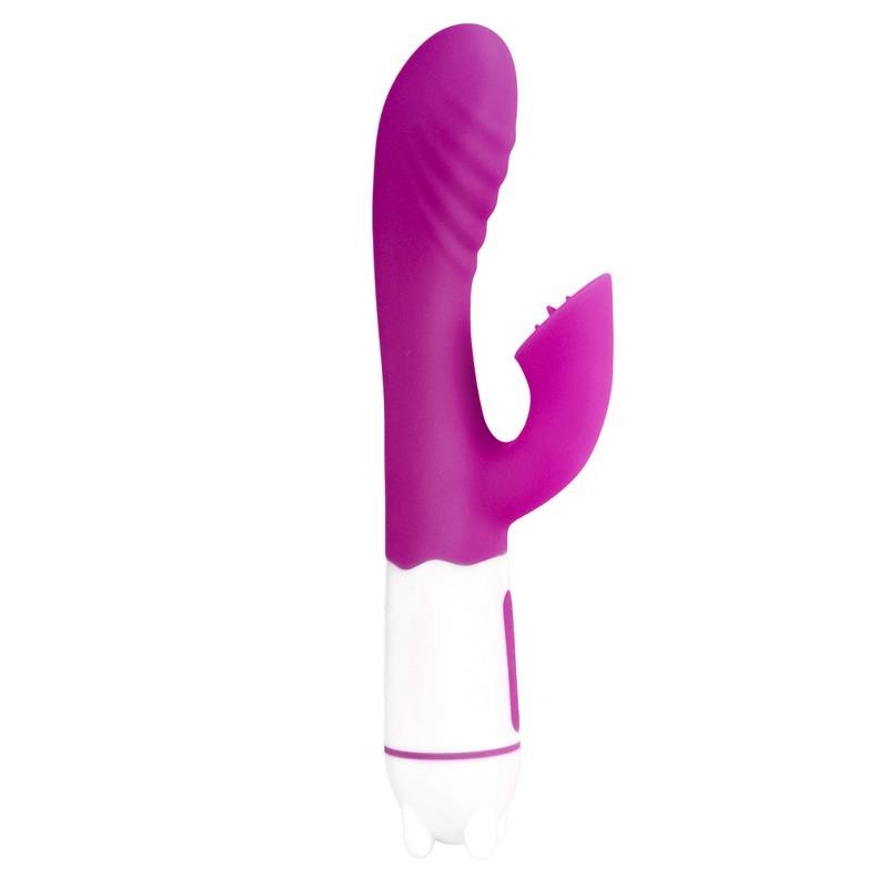 Billet Vibromasseur USB 36 Fonctions Silicone mauve