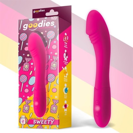 Sweety Vibromasseur point G USB silicone Fuchsia