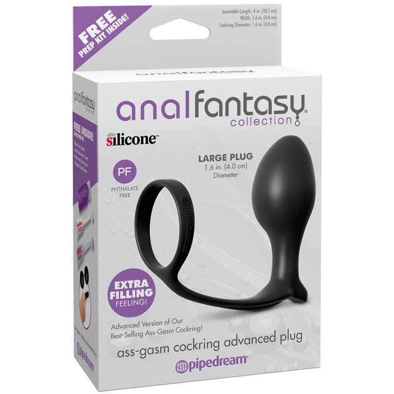 Plug anal Anal Fantaset Collection Ass-Gasm Advanced - Couleur : Noir