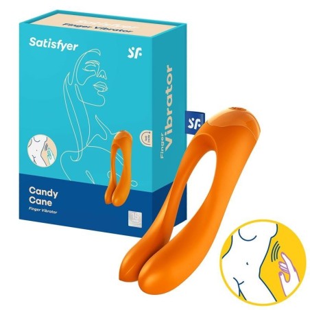 vibromasseur Candet Cane Orange
