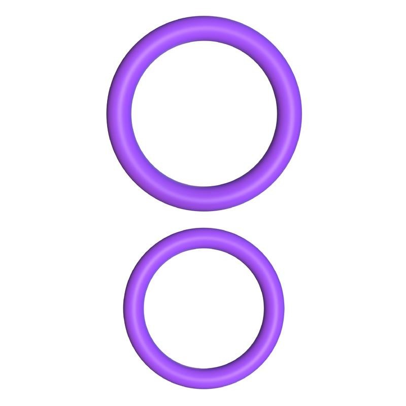 Fantaset C-Ringz Anneaux Max-Width en silicone mauve