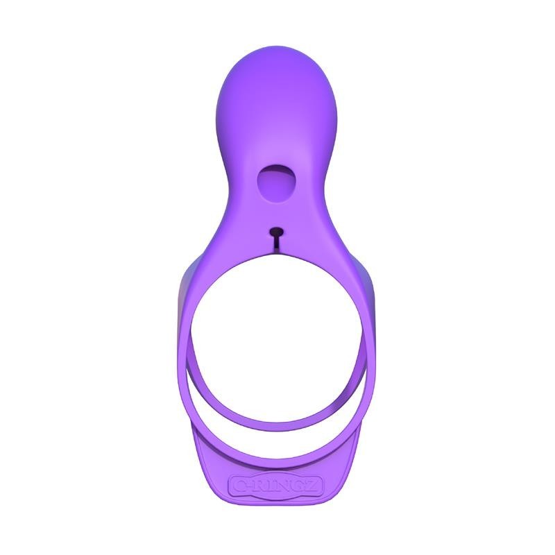 Fantaset C-Ringz Anneau Vibrant pour couples Ultimate Cage mauve