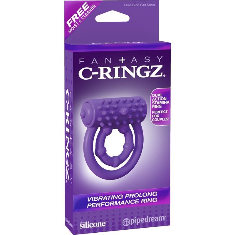 Fantaset C-Ringz Anneau Vibromasseur Prolongateur du Rendement mauve
