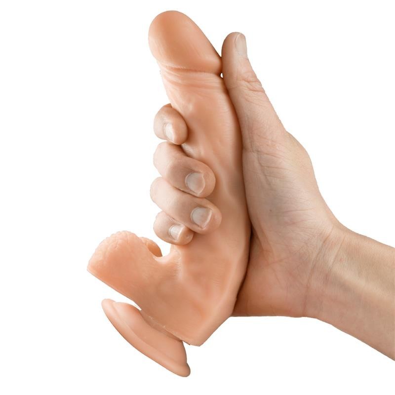 Zane Gode réaliste avec Testicules Naturel 7,6 - 19,5 cm