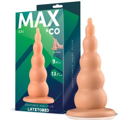 Kai Plug Anal Adaptable Naturel 9,4 - 18,4 cm