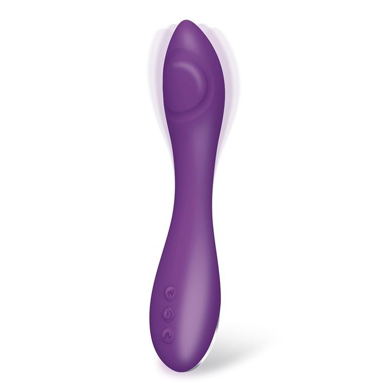 No. Nine Vibromasseur point G Fonction de Pulsation USB magnetique silicone