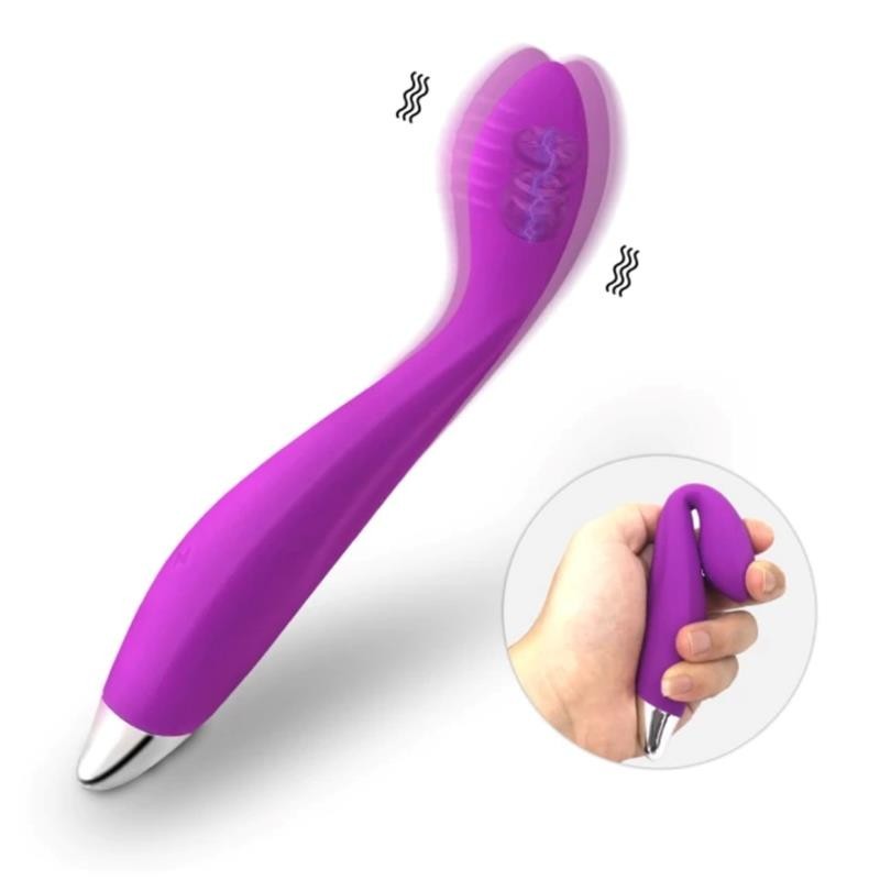 No. Ten Vibromasseur Hiper-Flexible point-G USB magnetique silicone