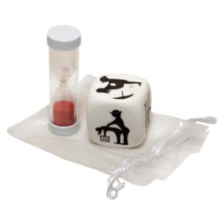 dès de positions avec sablier