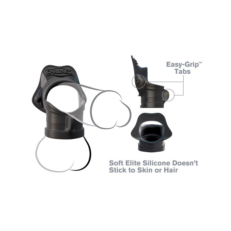 Anneau et Ball Strecher Pesados Couleur Noir