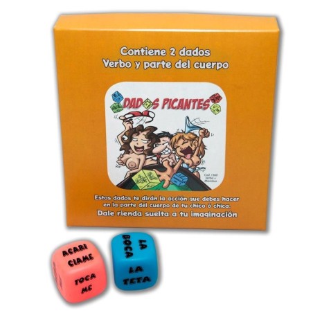 Jeu 2 dès Fluorescentes Acción et partie du corp