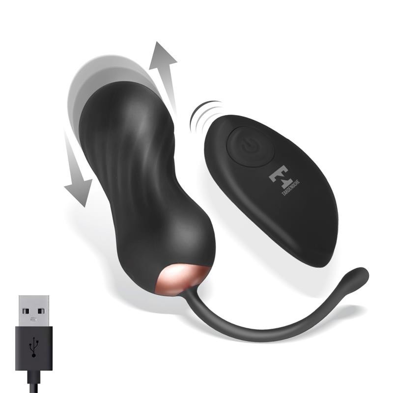 Shove oeuf avec mouvement de poussée et vibromasseur avec télécommande