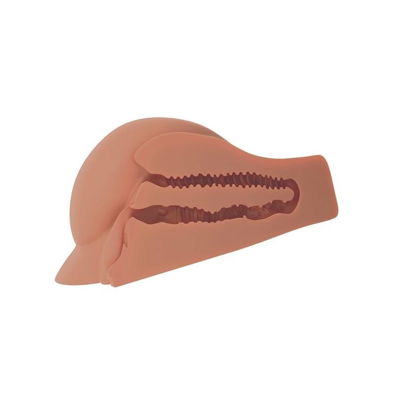 Masturbateur Perfect Ass Double Orificio Peau Caramel