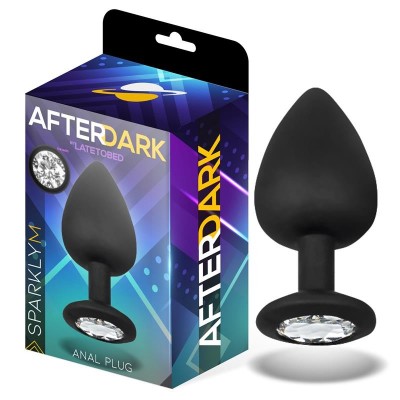 Sparklet Plug Anal Silicone Taille M 8 cm x 3,5 cm