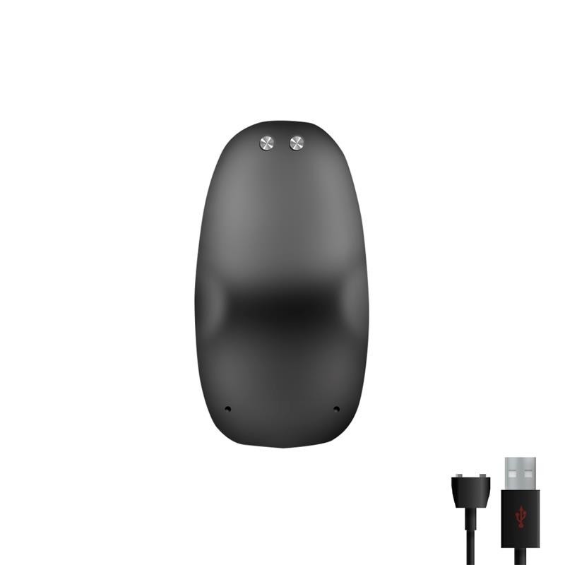 Asher Plug Anal avec télécommande USB magnetique Noir