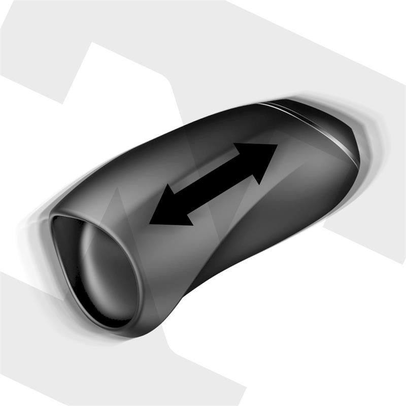 Evonet Masturbateur Masculin de Sexe Oral Succion et Vibration 2 Moteurs USB Silicone