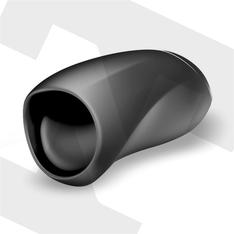 Evonet Masturbateur Masculin de Sexe Oral Succion et Vibration 2 Moteurs USB Silicone