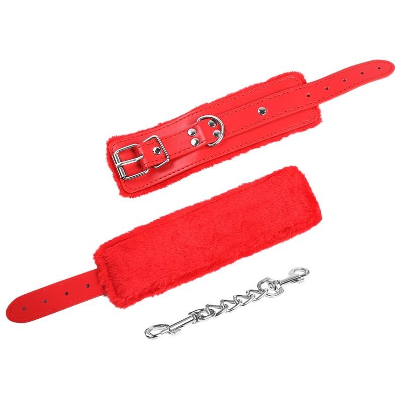 Ensemble de Bondage 10 pièces rouge