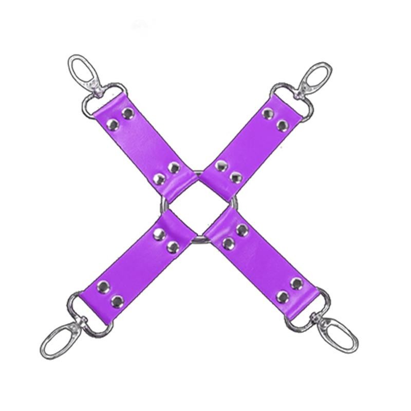Set Bondage de 10 Pièces mauve
