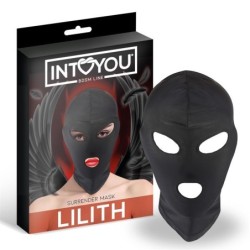 Lilith masque Incognito ouverture en la bouche et Ojos couleur noir
