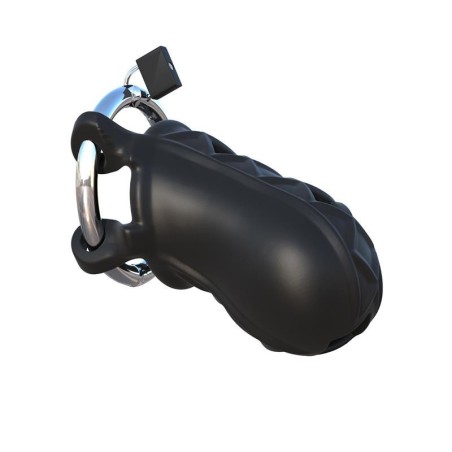Fantaset C-Ringz Cage de Bloqueo extremo en silicone couleur noir