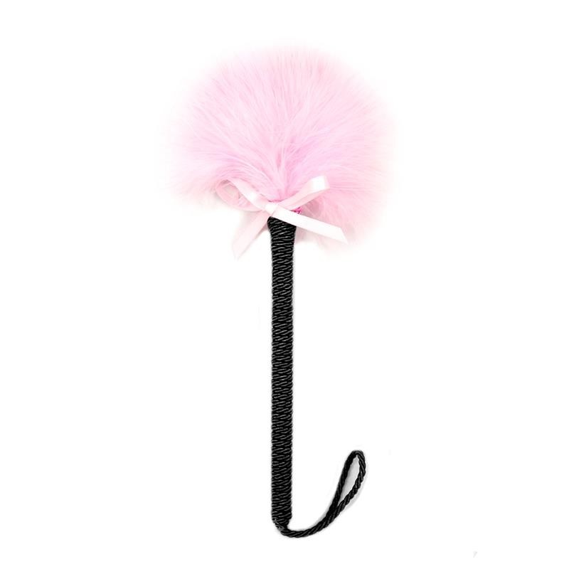 porte plume avec ruban 25 cm Rose
