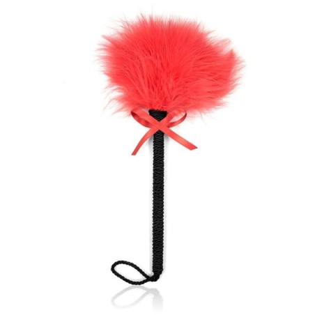 porte plume avec ruban 25 cm rouge