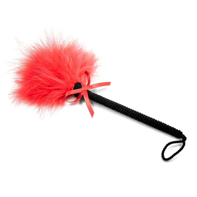 porte plume avec ruban 25 cm rouge