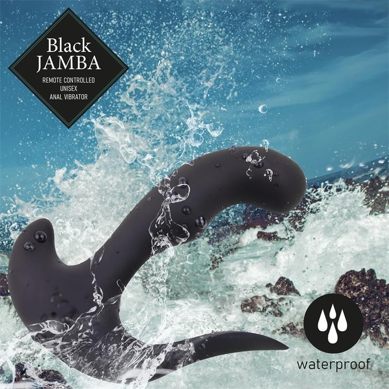 Jamba vibromasseur Anal et Stimulateur point G noir