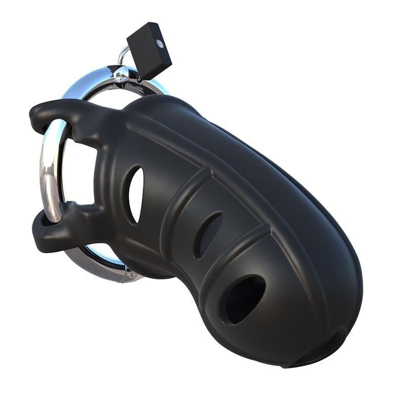 Fantaset C-Ringz Cage en silicone Hardcore à pénis couleur noir