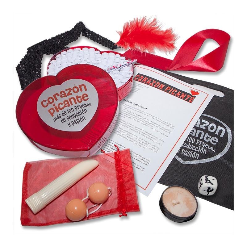 Jeu coeur Picante avec 100 Pruebas