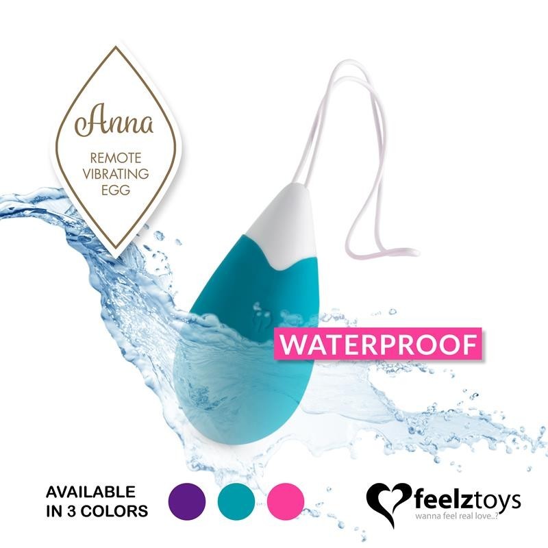 Anna oeuf vibrant avec télécommande USB Deep Green