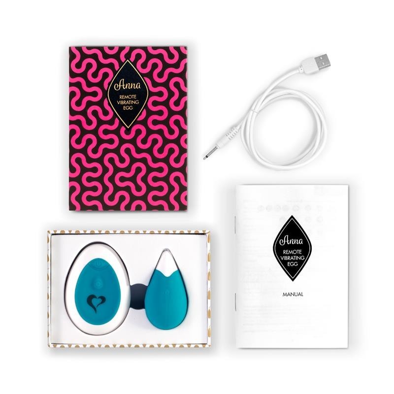 Anna oeuf vibrant avec télécommande USB Deep Green