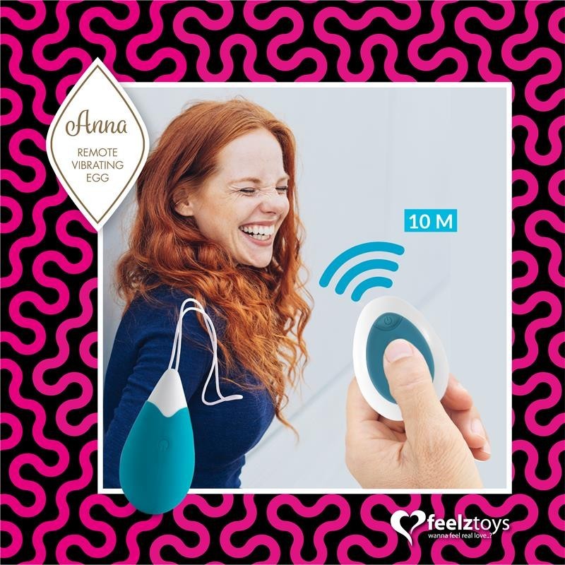 Anna oeuf vibrant avec télécommande USB Deep Green