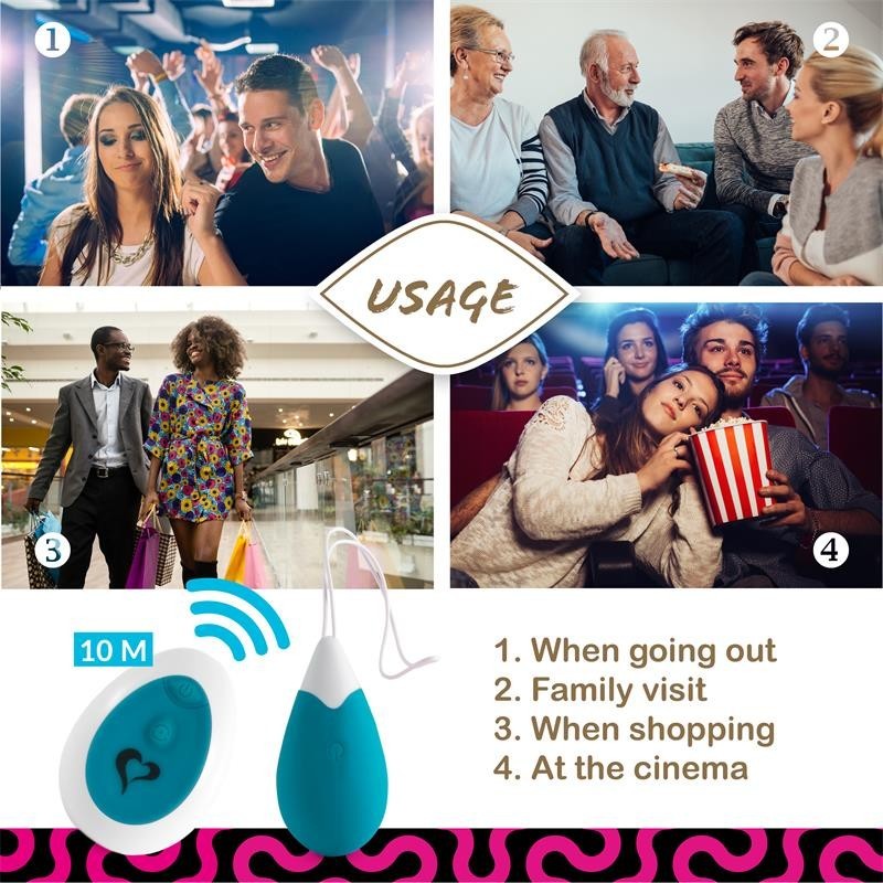 Anna oeuf vibrant avec télécommande USB Deep Green