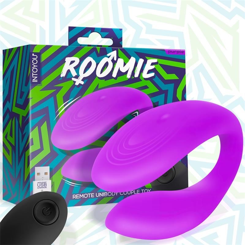 Roomie vibromasseur pour couples Silicone Liquide Unibody télécommande USB