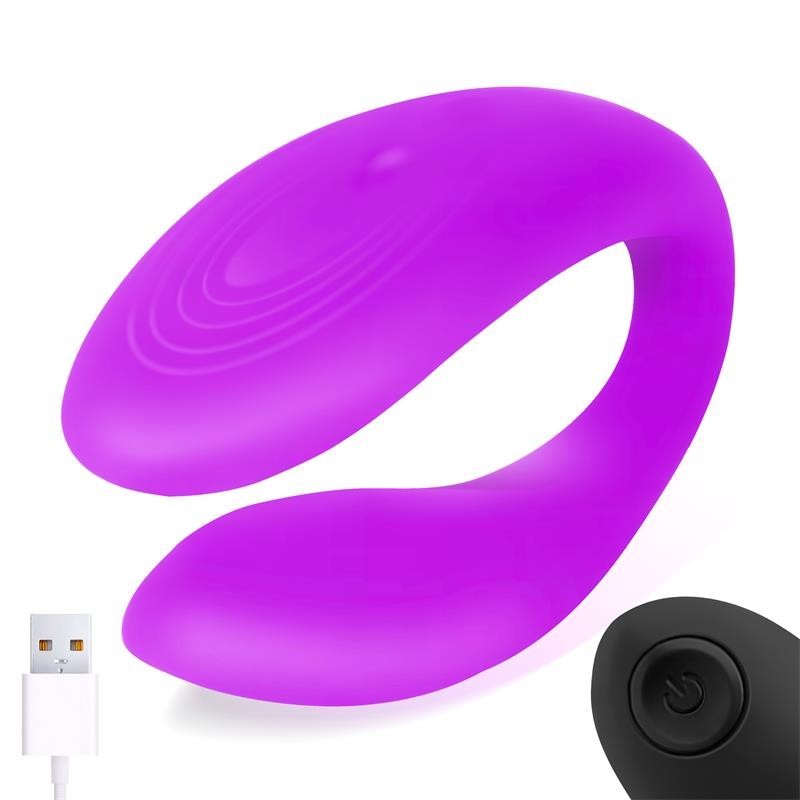 Roomie vibromasseur pour couples Silicone Liquide Unibody télécommande USB