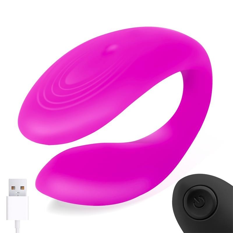 Roomie vibromasseur pour couples Silicone Liquide Unibody télécommande USB