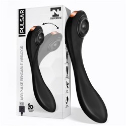 Pulsar vibromasseur avec Pulsation et Esqueleto Articulado silicone USB