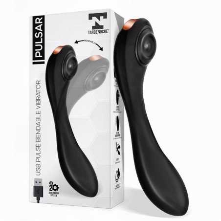 Pulsar vibromasseur avec Pulsation et Esqueleto Articulado silicone USB