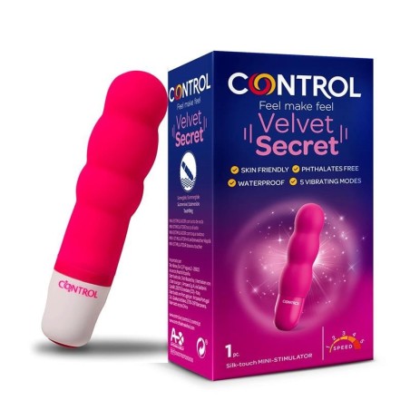 Mini Vibromasseur Velvet Secret 5 Fonctions