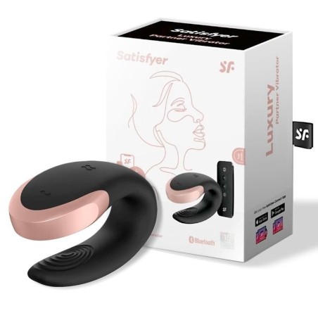 Double Love Luxuret vibromasseur Pour couples avec App noir