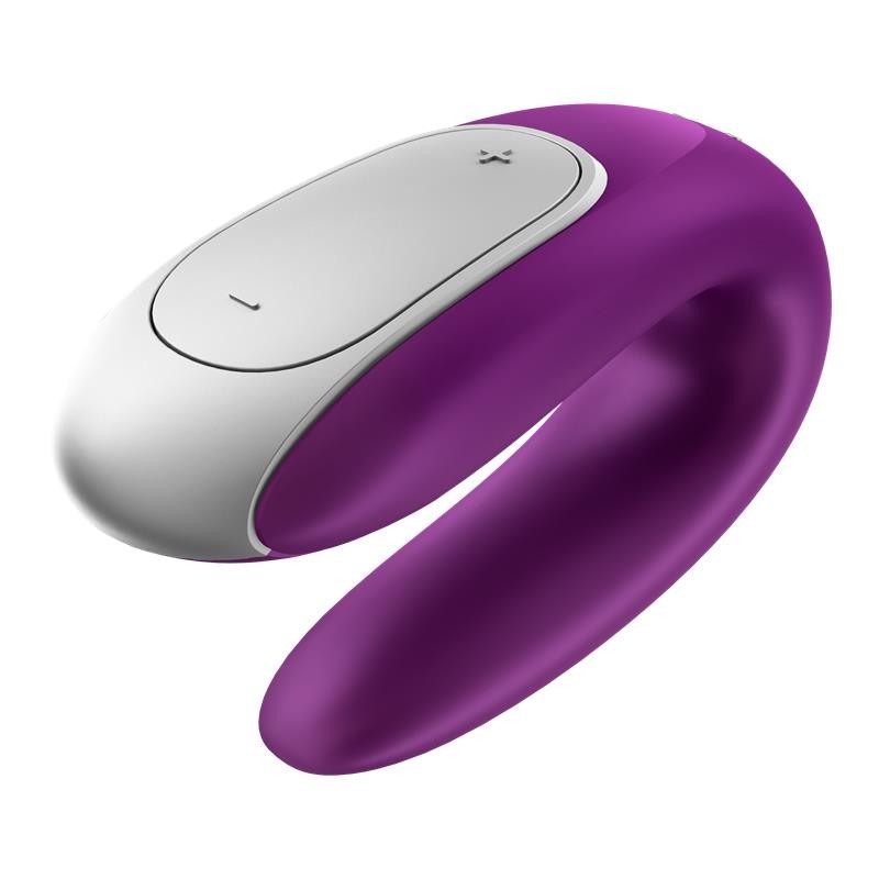 Double Fun vibromasseur pour couples avec APP et Contrôle à Distance violet