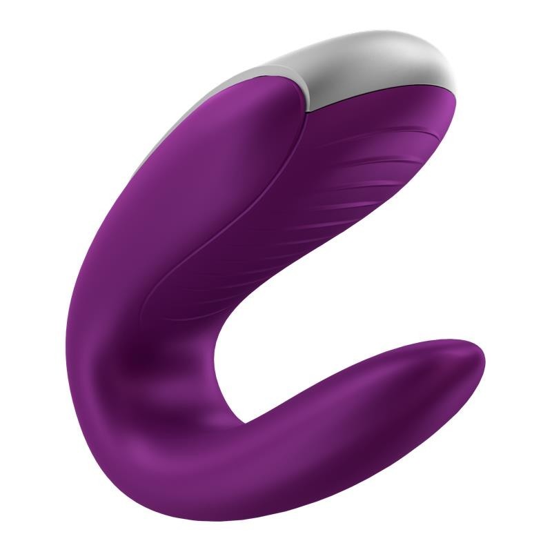 Double Fun vibromasseur pour couples avec APP et Contrôle à Distance violet
